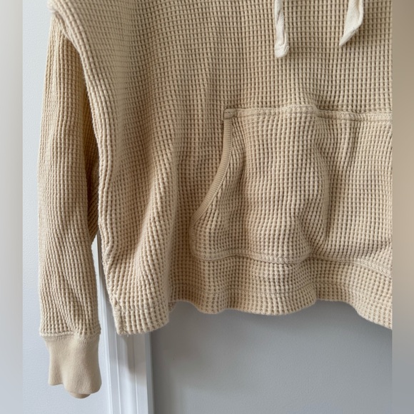 J.Crew Waffle Pullover Hoodie - Picture 3 of 5